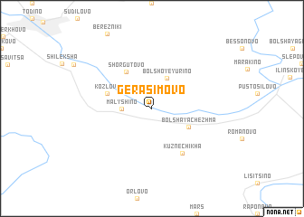 map of Gerasimovo