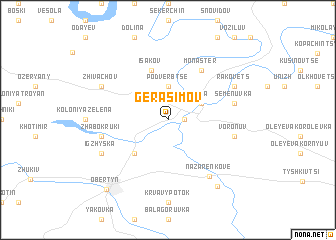 map of Gerasimov