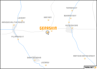 map of Geras\