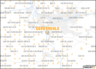 map of Gerasmühle