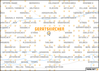 map of Geratskirchen