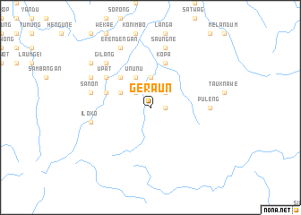 map of Geraun