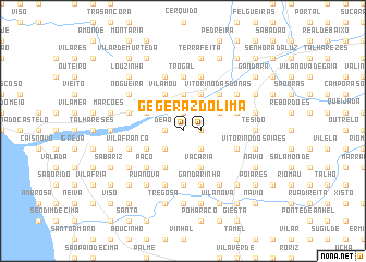 map of Geraz do Lima