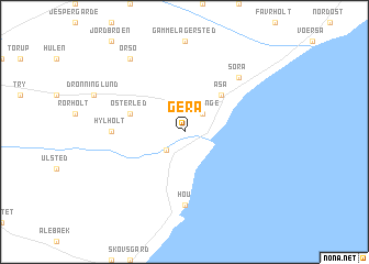 map of Gerå