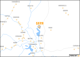 map of Gera
