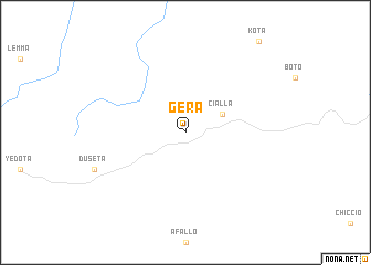 map of Gēra