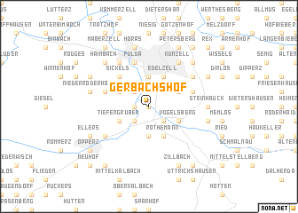 map of Gerbachshof