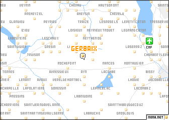 map of Gerbaix