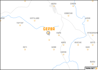 map of Gerba