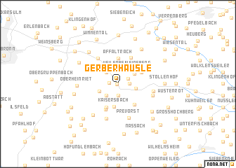 map of Gerberhäusle