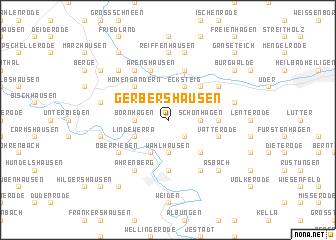 map of Gerbershausen