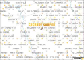 map of Gerbertshofen