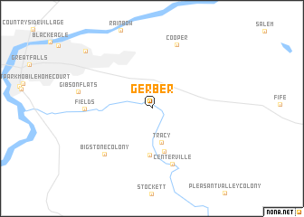 map of Gerber