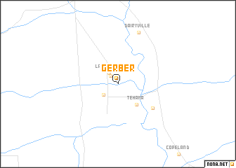 map of Gerber