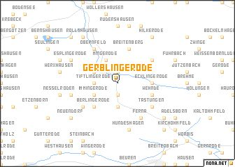 map of Gerblingerode