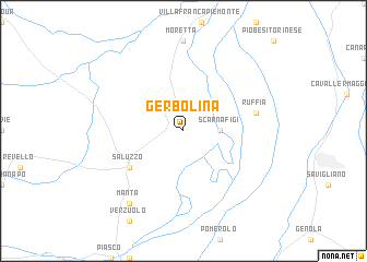 map of Gerbolina