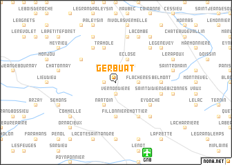 map of Gerbuat