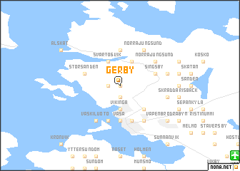 map of Gerby