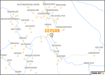 map of Gerdāb