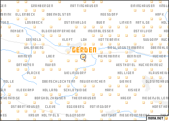 map of Gerden