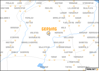 map of Gerding