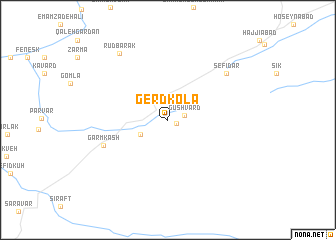 map of Gerd Kolā