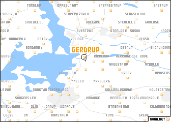 map of Gerdrup