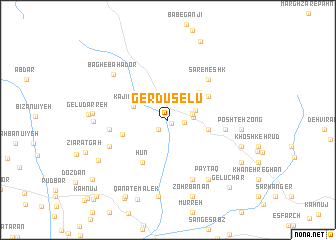 map of Gerdū Selū