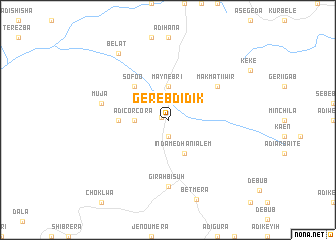 map of Gereb Didikʼ