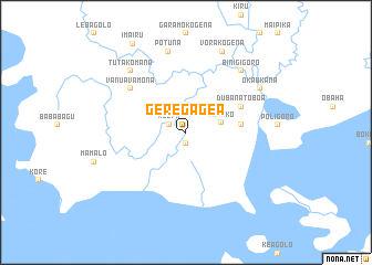 map of Geregagea