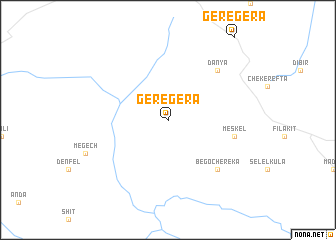 map of Geregera