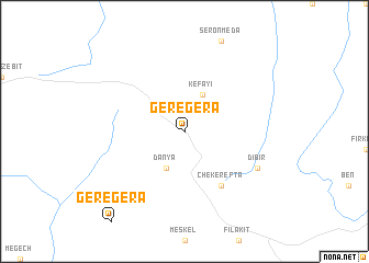 map of Geregera