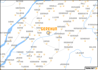 map of Gerehun