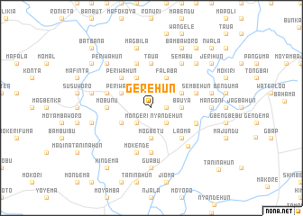 map of Gerehun