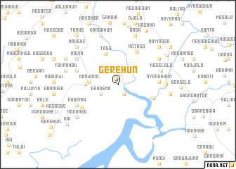 map of Gerehun