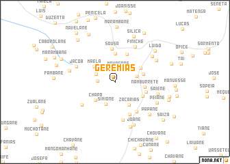 map of Geremias