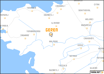 map of Geren