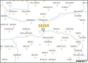 map of Geren