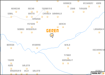 map of Geren