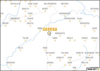 map of Geresu