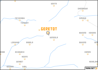 map of Geretʼot