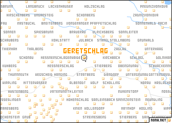 map of Geretschlag