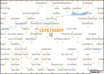 map of Geretsdorf