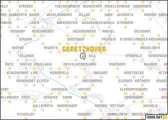 map of Geretzhoven