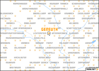 map of Gereuth