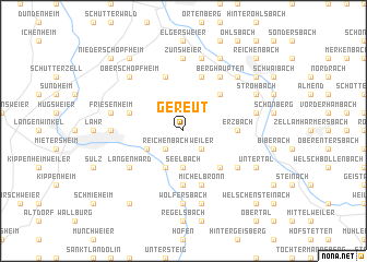 map of Gereut