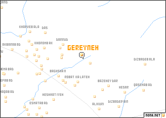 map of Gereyneh