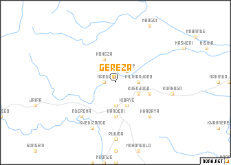 map of Gereza