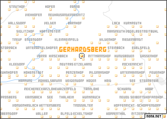 map of Gerhardsberg