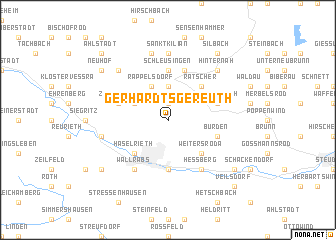 map of Gerhardtsgereuth